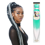 EZBRAID TWO TONE COLORS Platinum 26"