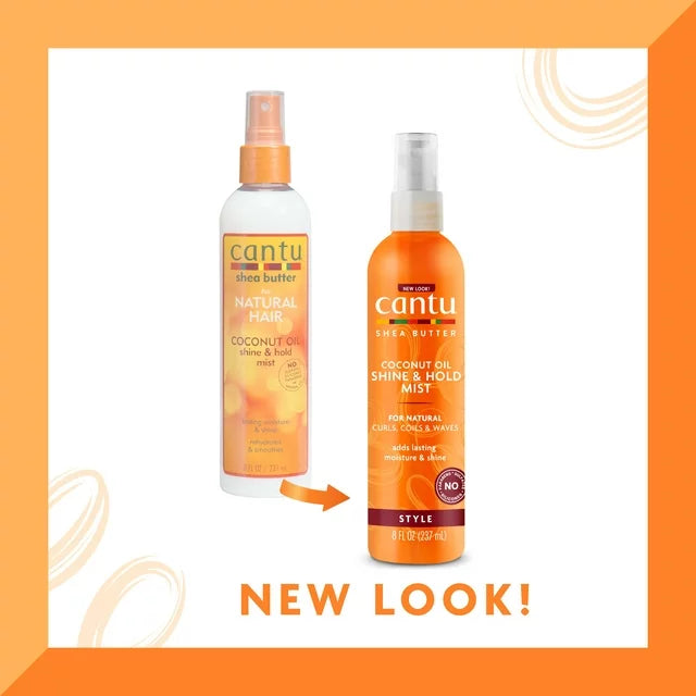 Cantu Coconut Oil Shine & Hold Mist with Shea Butter 237ml/8oz