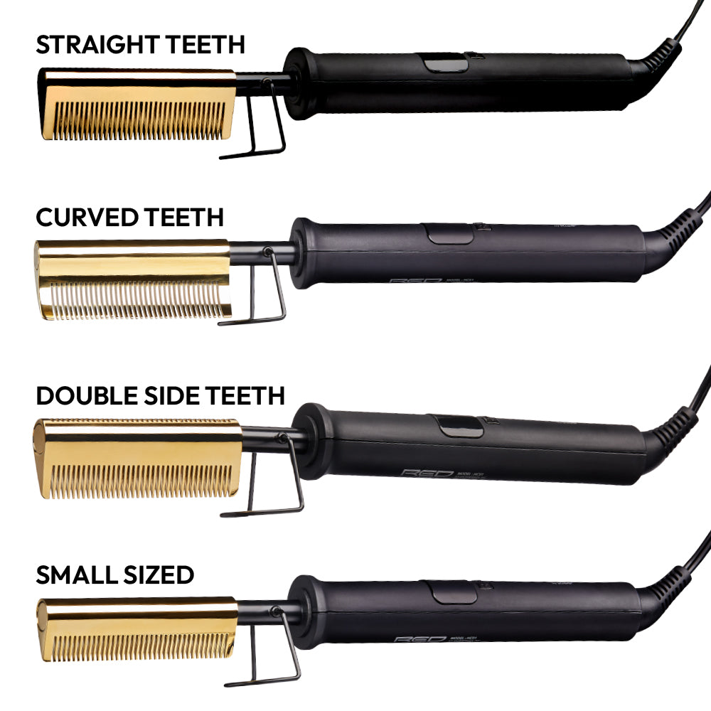 Red By Kiss Hot Styler Small Teeth Pressing Comb