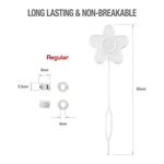 Red By Kiss Regular Hair Beads (1000pcs) White&Clear