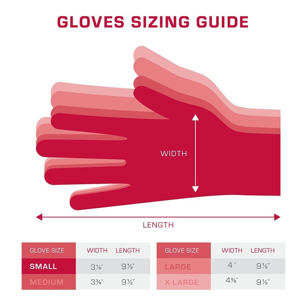 Red By Kiss Black Latex Gloves (30pcs)