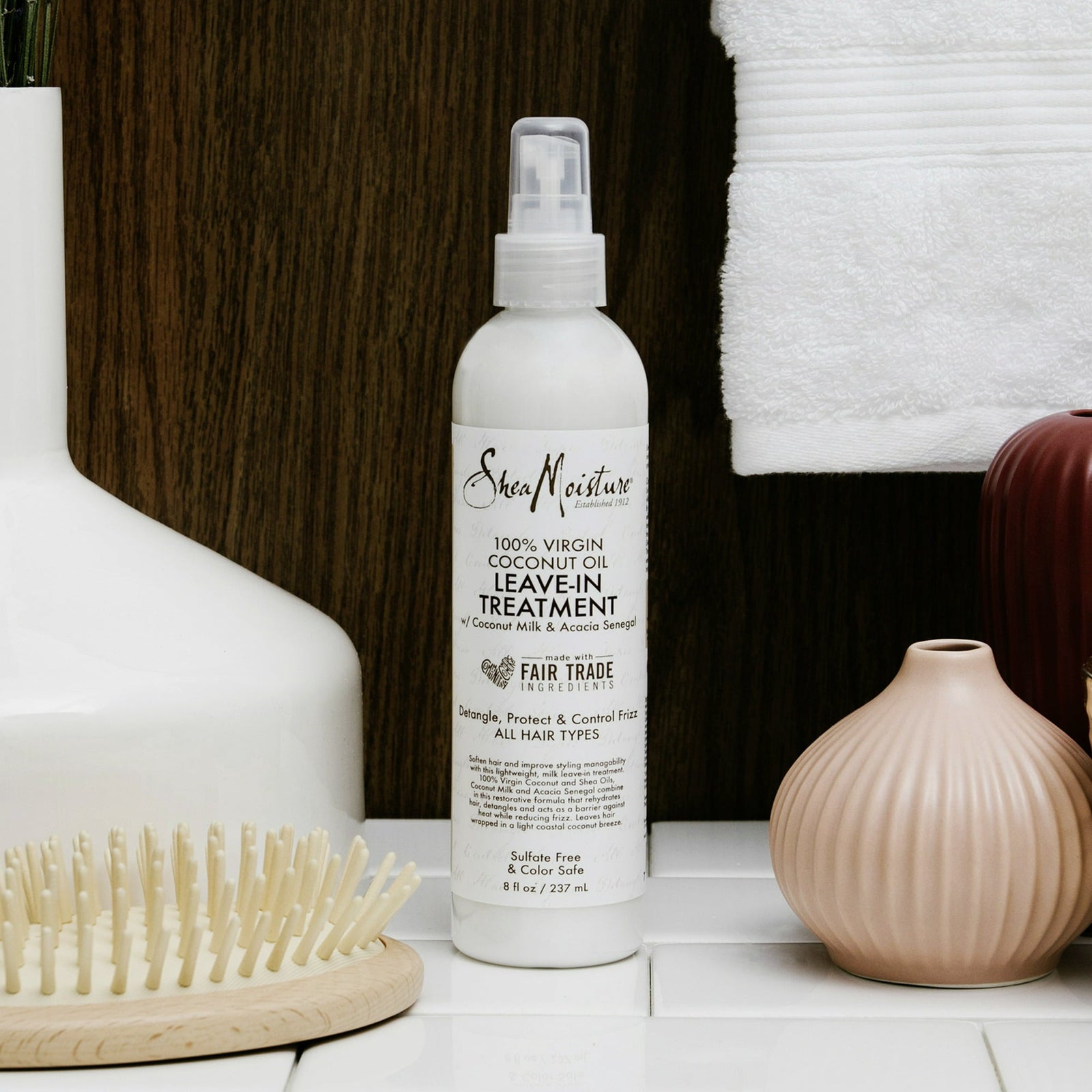 Shea Moisture 100% Virgin Coconut Oil Leave-in Conditioner Treatment 237ml