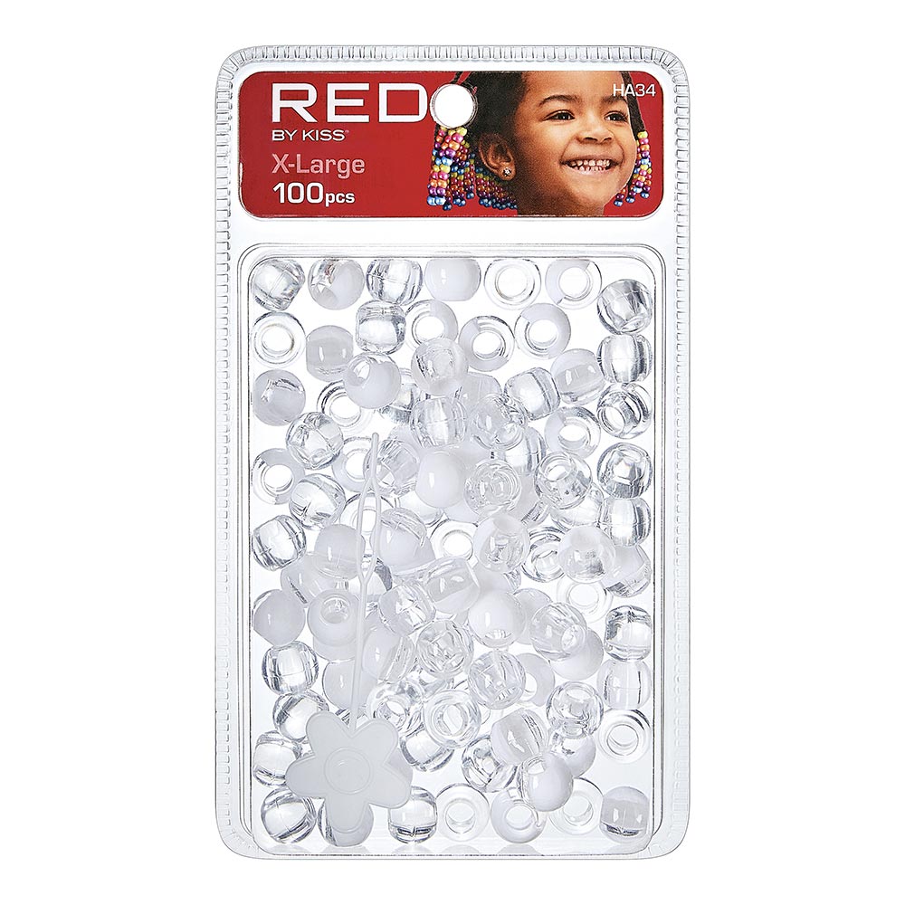 Red By Kiss X-Large Hair Beads (100pcs)