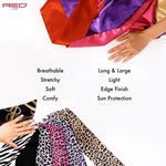 Red By Kiss Silky Satin Wrap Scarf 60″X16″