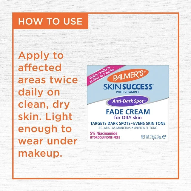Palmer's Skin Success Fade Cream for Oily Skin 75g