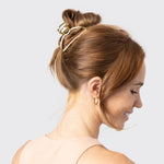 Kitsch Open Shape Claw Clip - Gold
