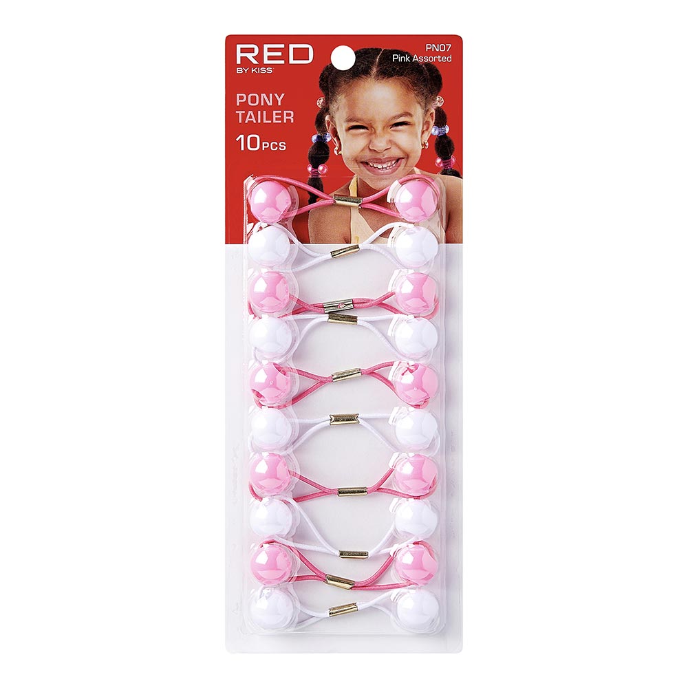 Red By Kiss Kids Hair Balls  Ponytailer (10pcs)