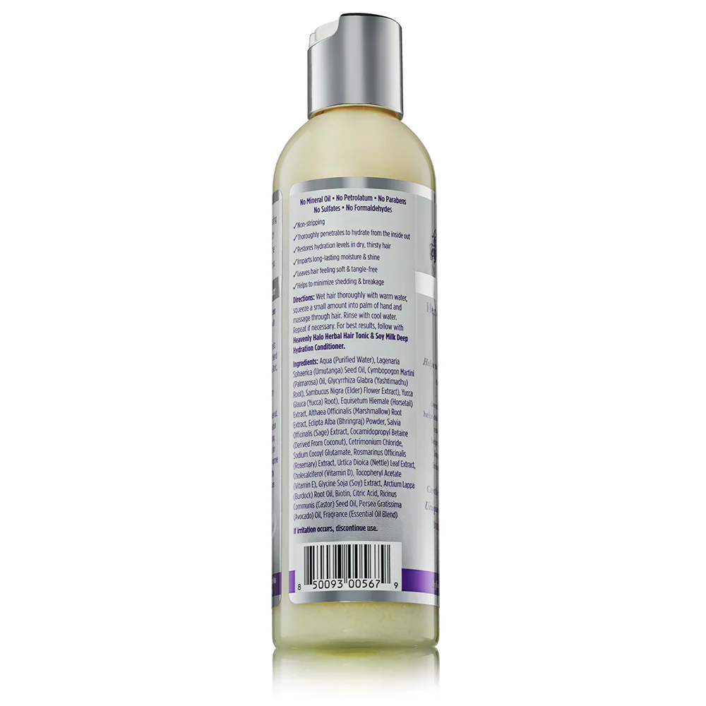 The Mane Choice Heavenly Halo Herbal Hair Tonic & Soy Milk Deep Hydration Shampoo 237ml
