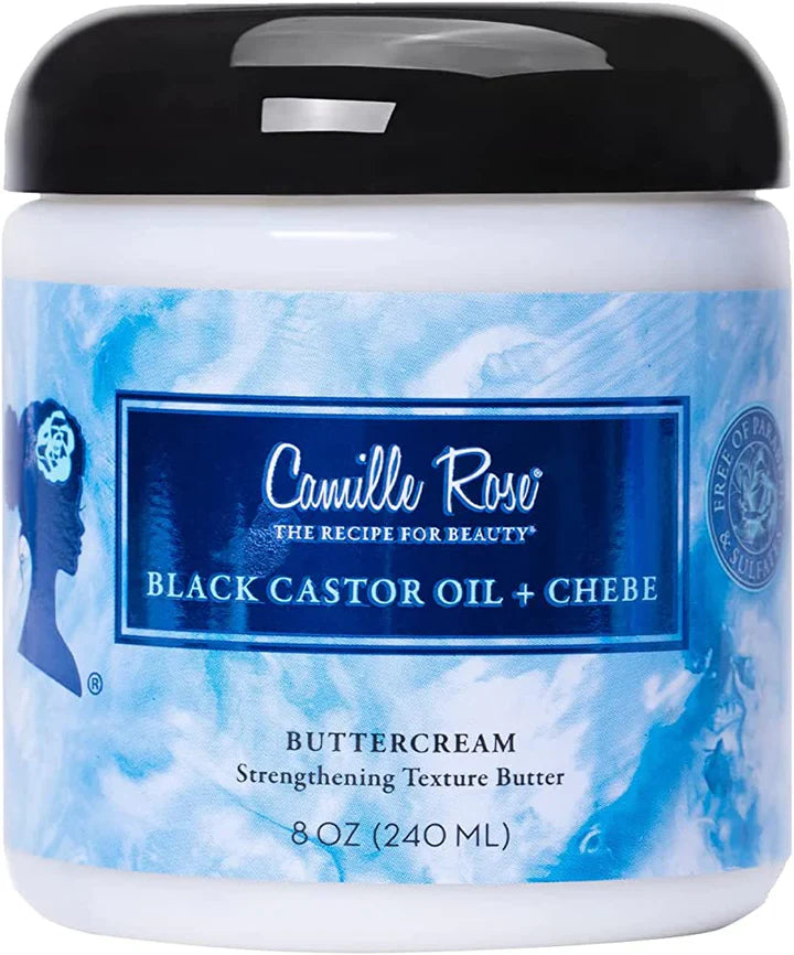 Camille Rose Black Castor Oil & Chebe Buttercream 240ml/8oz