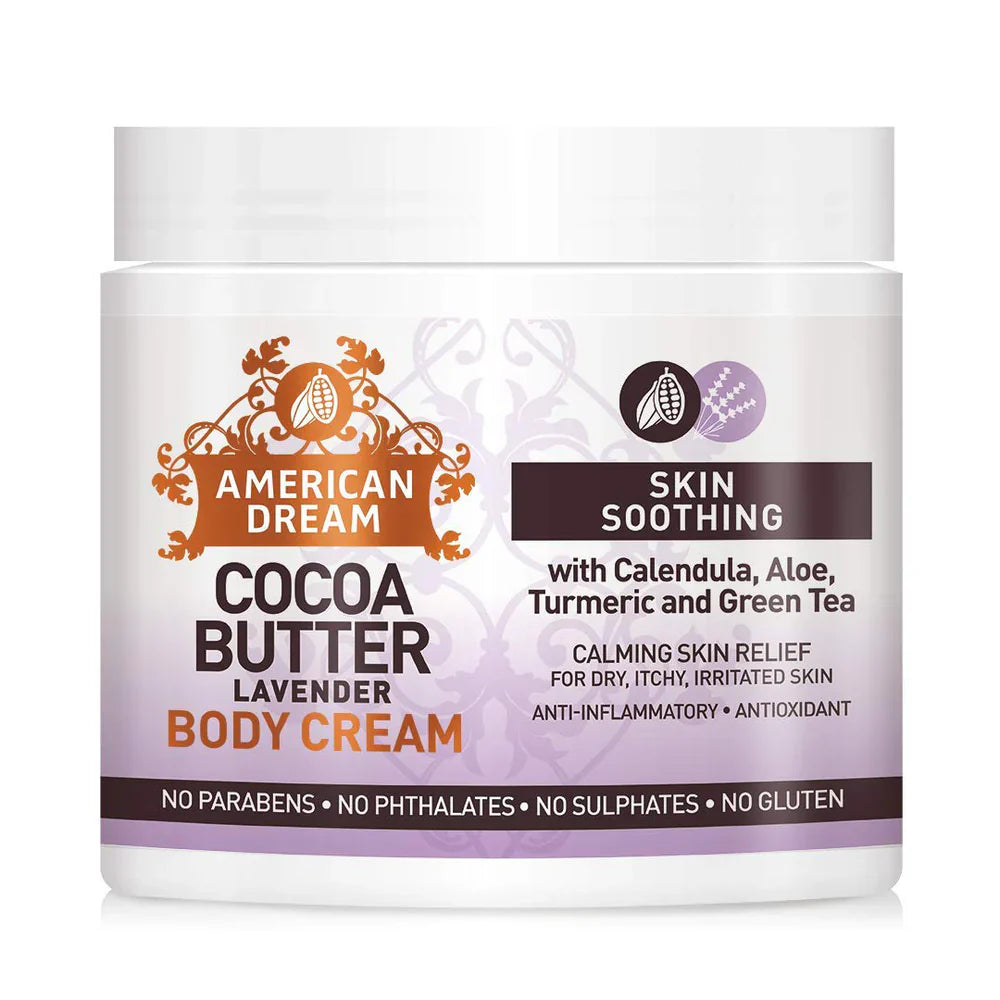 American Dream Cocoa Butter Lavender Body Cream with Calendula 453ml