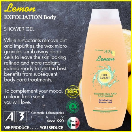 A3 Lemon Exfoliating Shower Gel  420ml