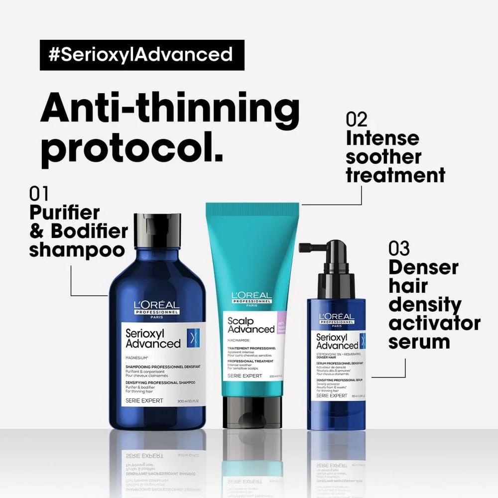 L'Oreal Professionnel Serie Expert Serioxyl Advanced Densifying Purifier & Bodifier Shampoo 300ml