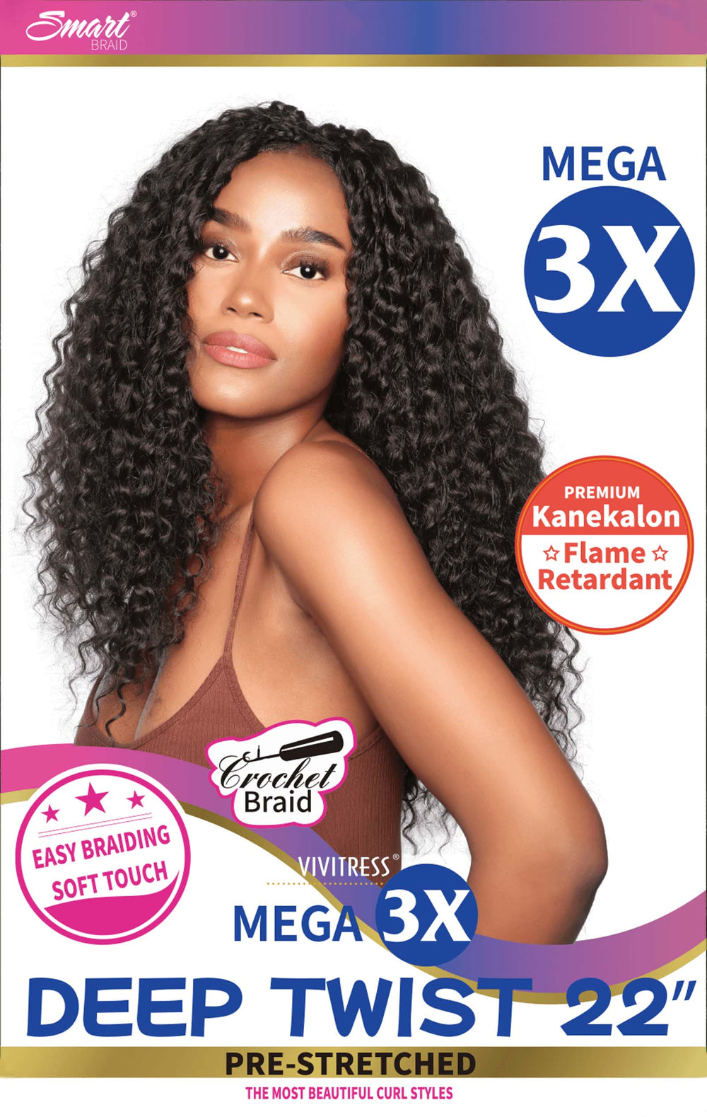 Vivitress Deep Twist Bulk 3x22”
