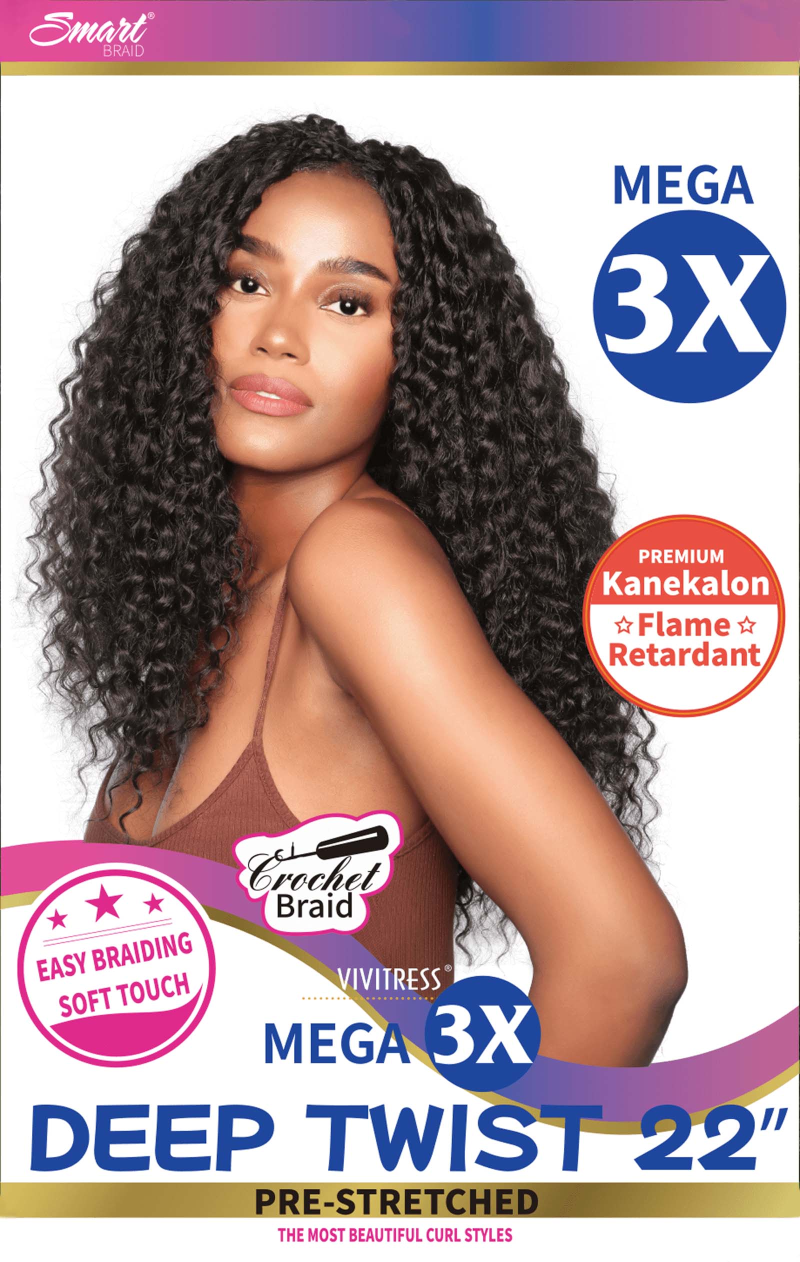 Vivitress Deep Twist Bulk 3x22”