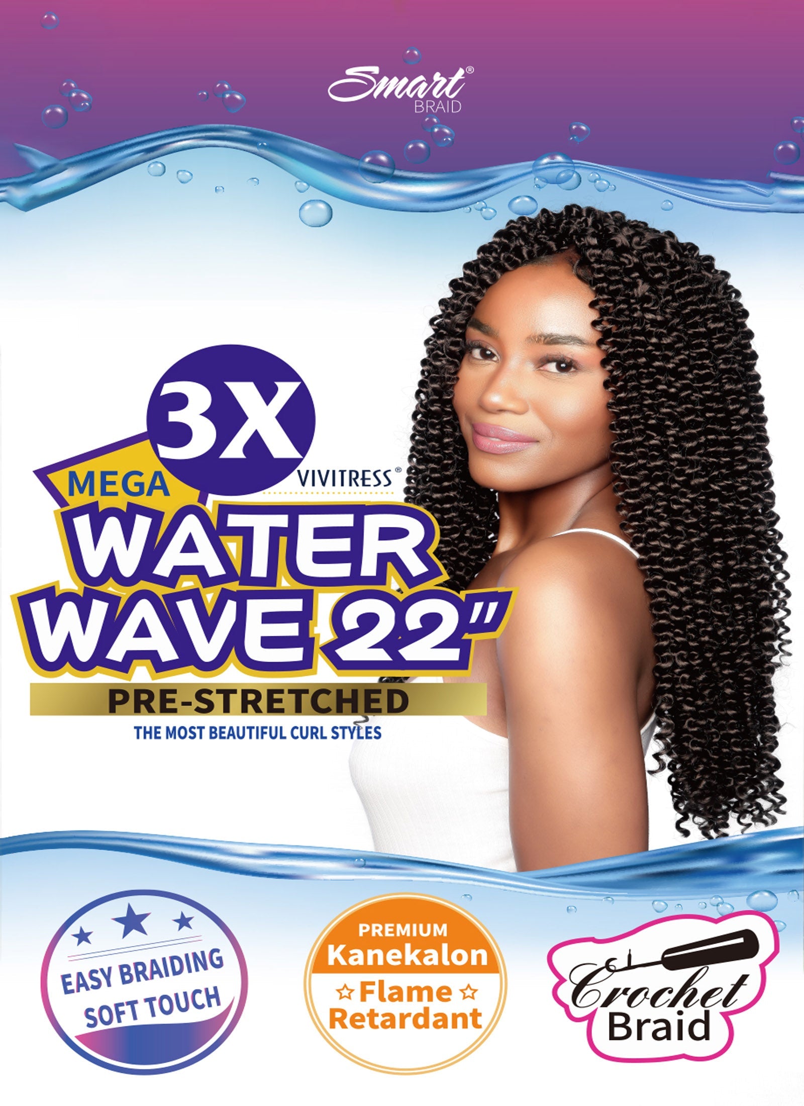 Vivitress Water Wave Bulk 1x22”