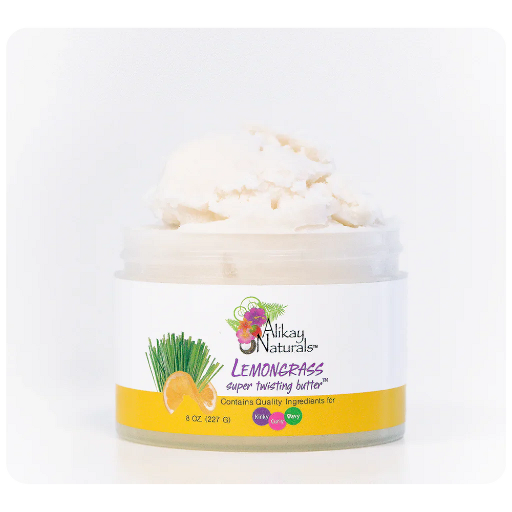 Alikay Naturals Lemongrass Super Twisting Butter For Styling & Moisture 227g/8oz