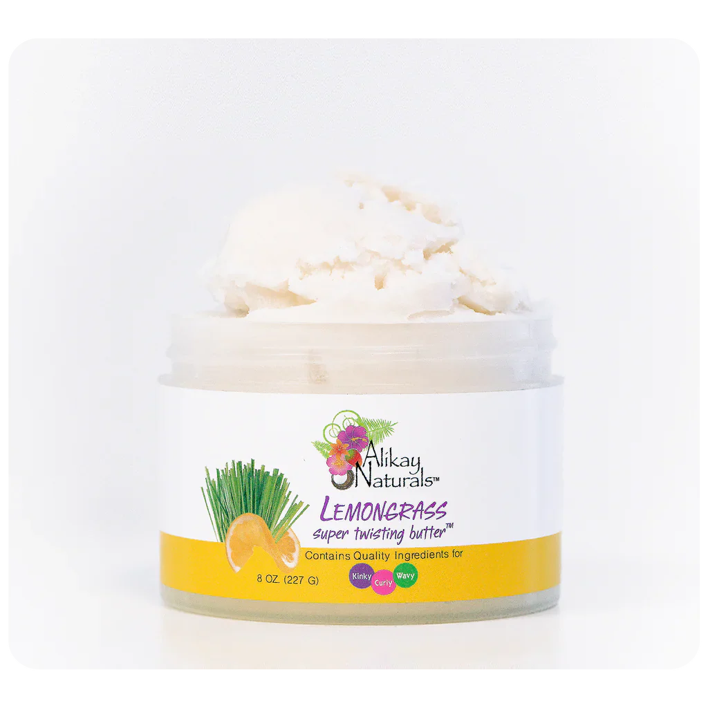 Alikay Naturals Lemongrass Super Twisting Butter For Styling & Moisture 227g/8oz