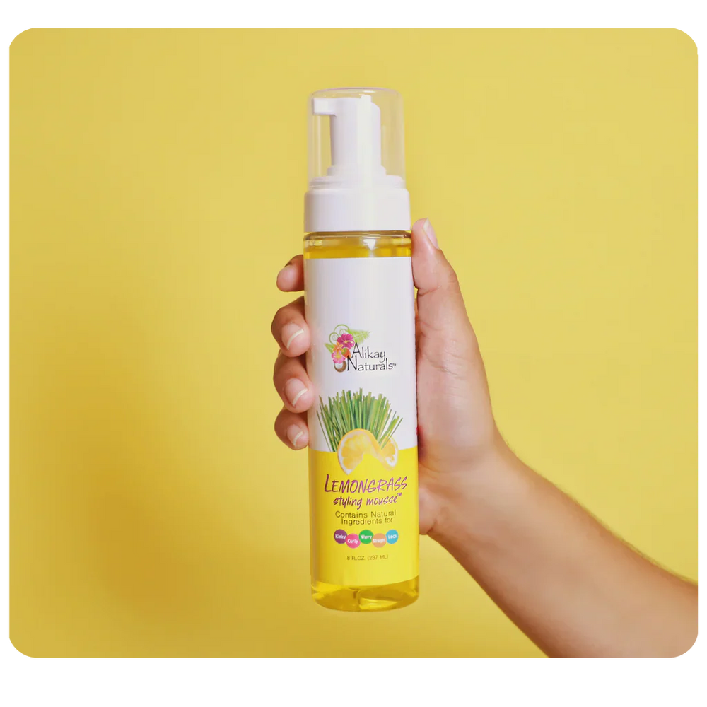 Alikay Naturals Lemongrass Styling Mousse 237ml/8oz