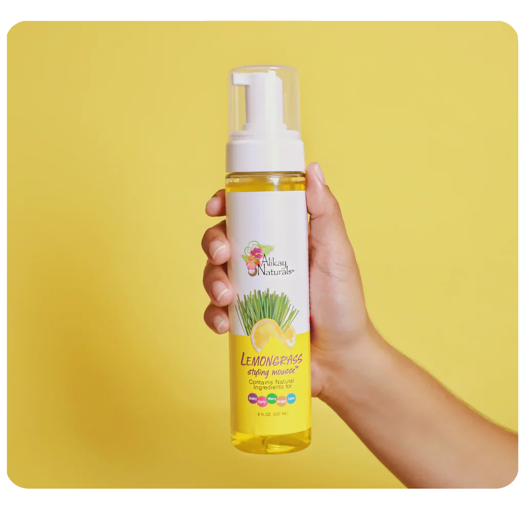 Alikay Naturals Lemongrass Styling Mousse 237ml/8oz
