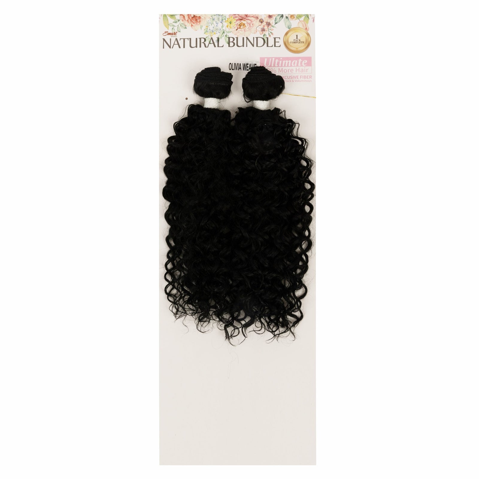 Smart Natural Bundle Ultimate Premium Fiber Hair – Super Soft & Luscious |18 Inches 2X Olivia Weave
