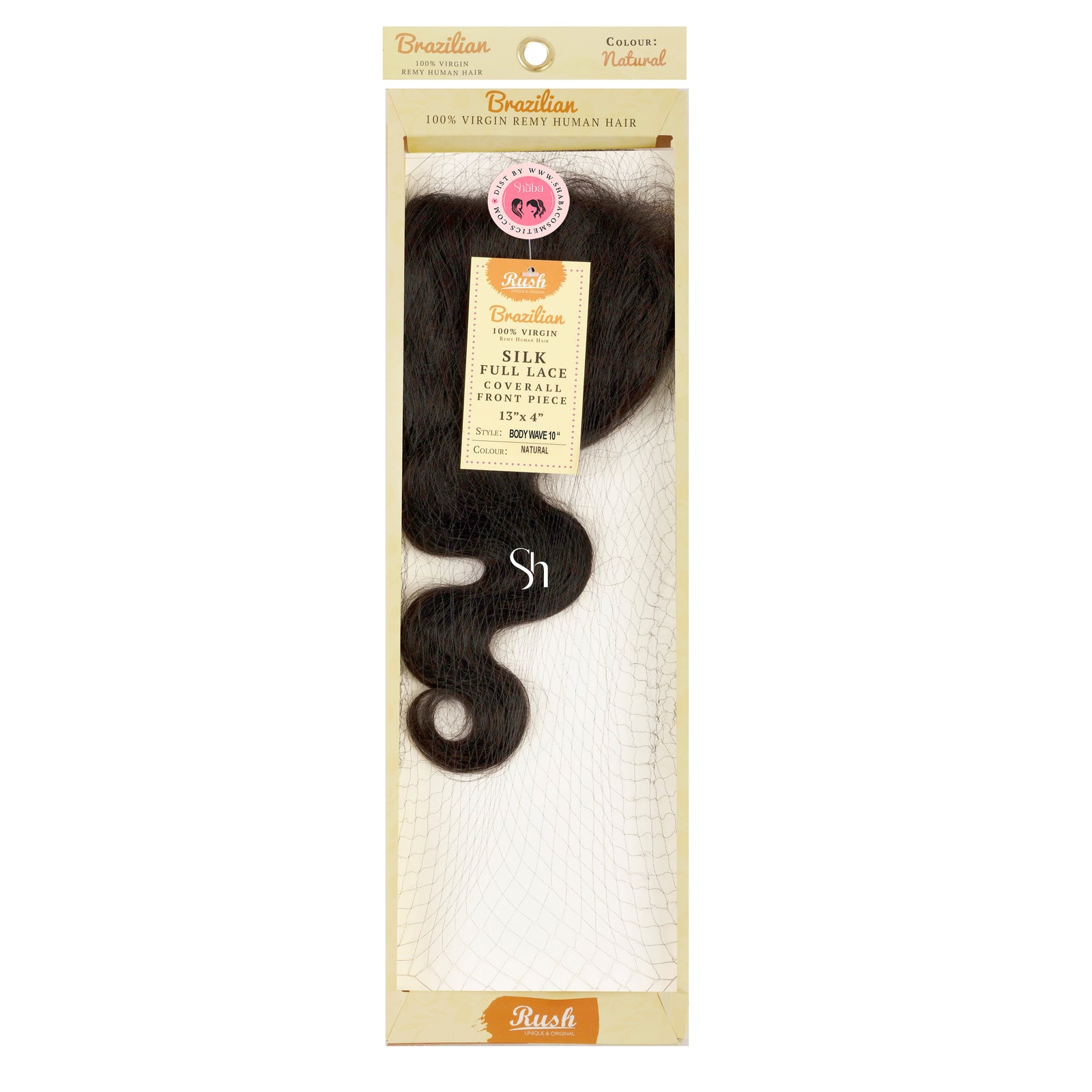 RUSH Temptation 100% Virgin Brazilian Full HD Frontal Ear to Ear 13"x4" Body Wave