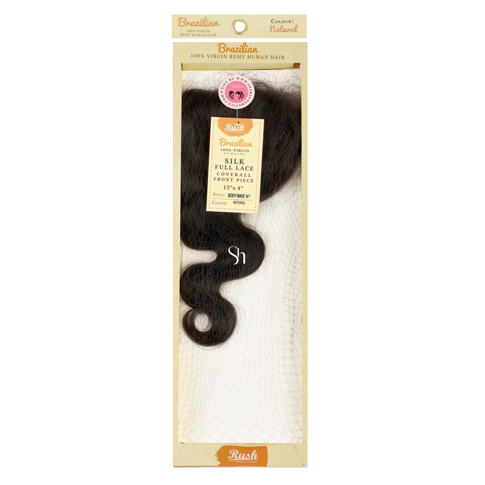 RUSH Temptation 100% Virgin Brazilian Full HD Frontal Ear to Ear 13"x4" Body Wave