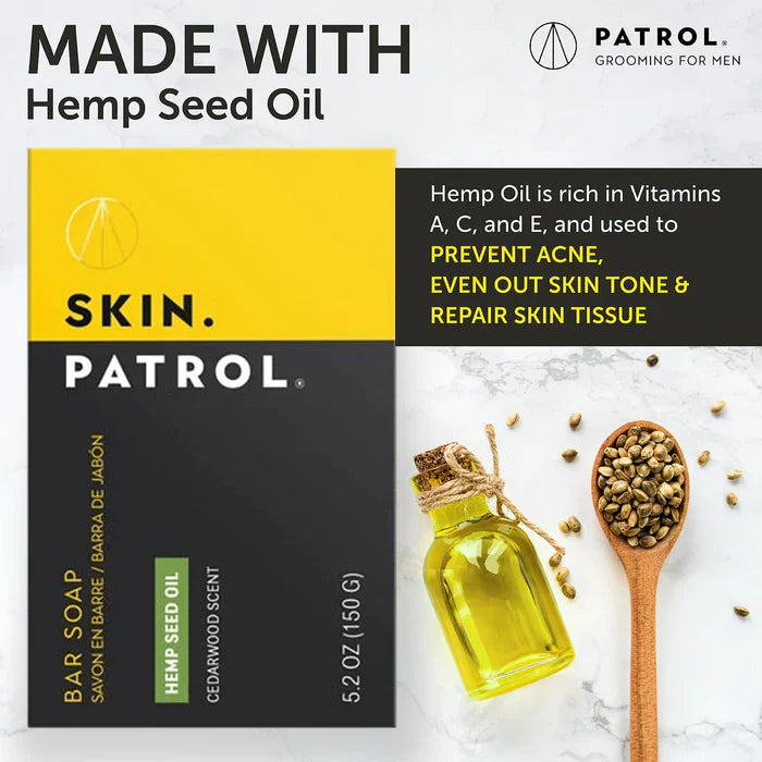 Bump Patrol Hemp Seed Oil Bar Soap 150g