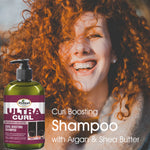 Difeel Ultra Curl with Argan & Shea Butter Curl Boosting Shampoo 12oz