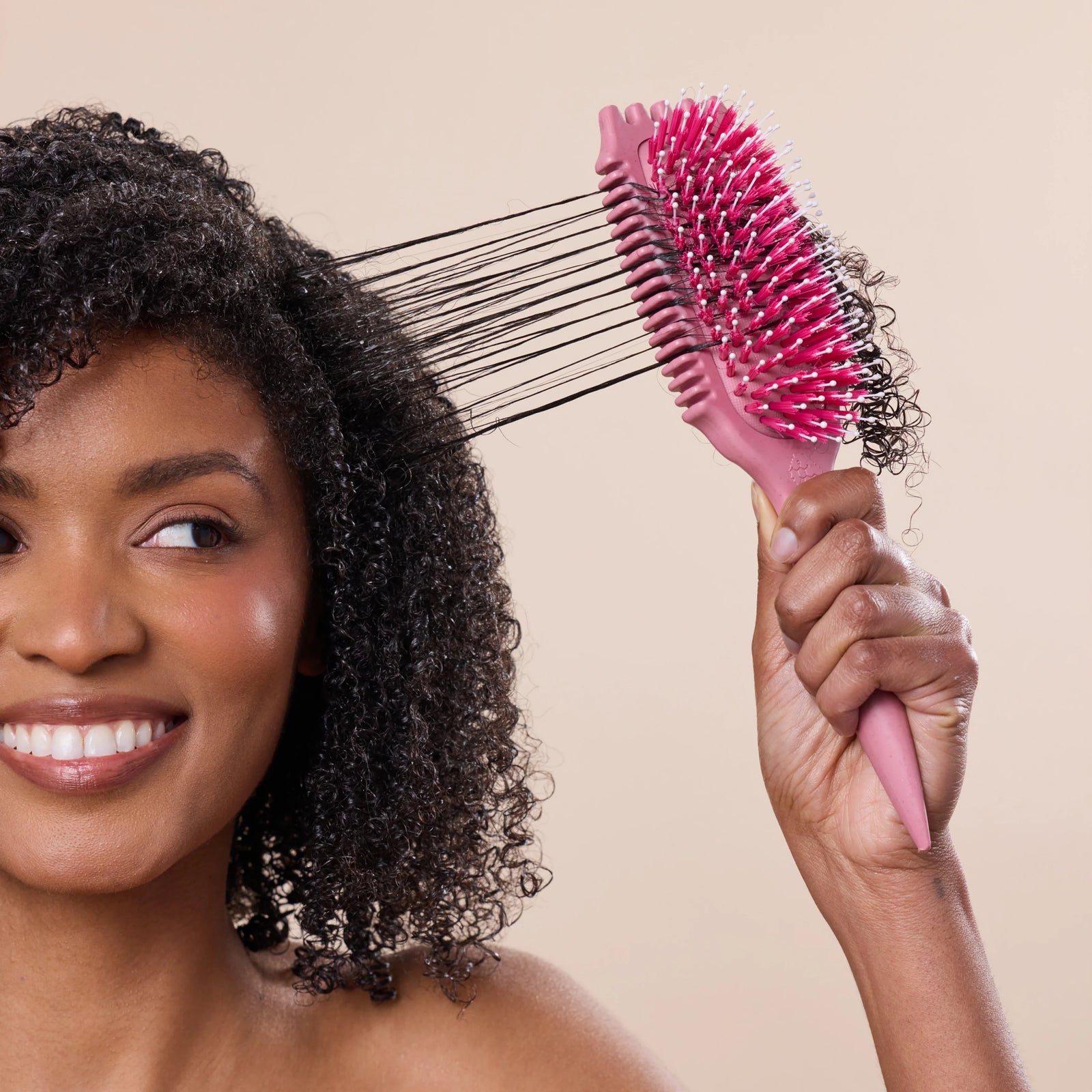 Bounce Curl Volume EdgeLift Brush Raspberry