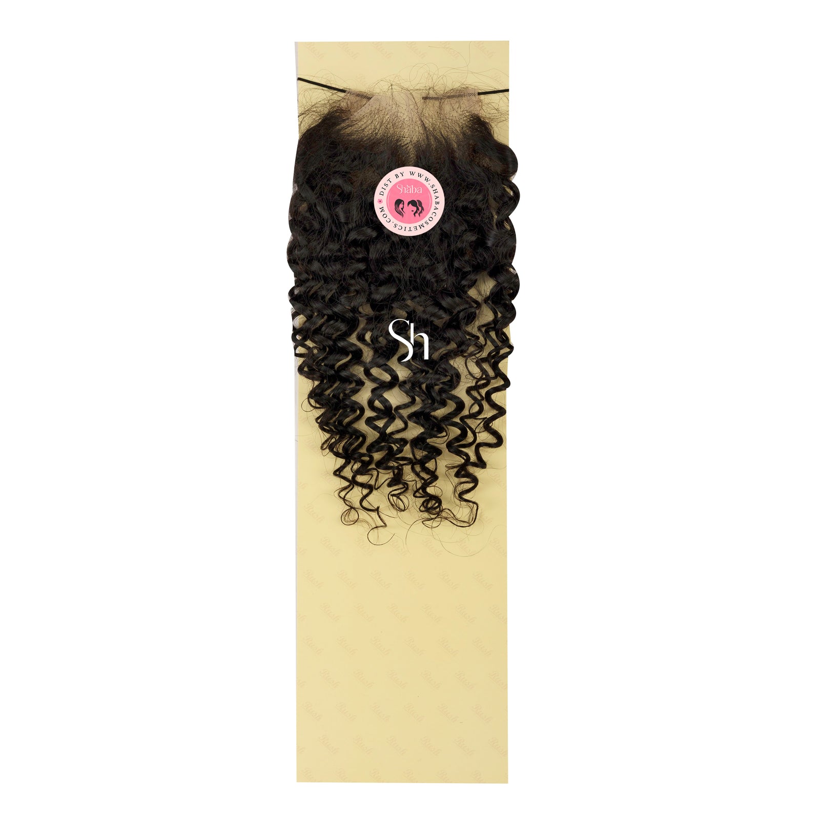RUSH Temptation 100% Virgin Brazilian Full HD Lace Closure Jerry Curl 4x4