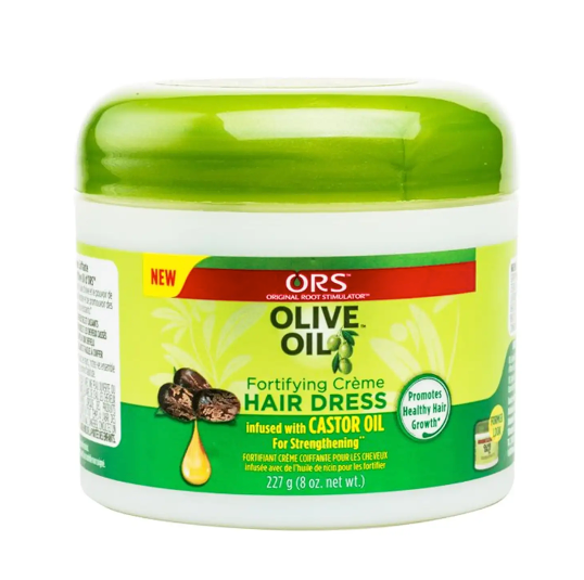 ORS Olive Oil Fortifying Crème Hair Dress Castor Oil 227g