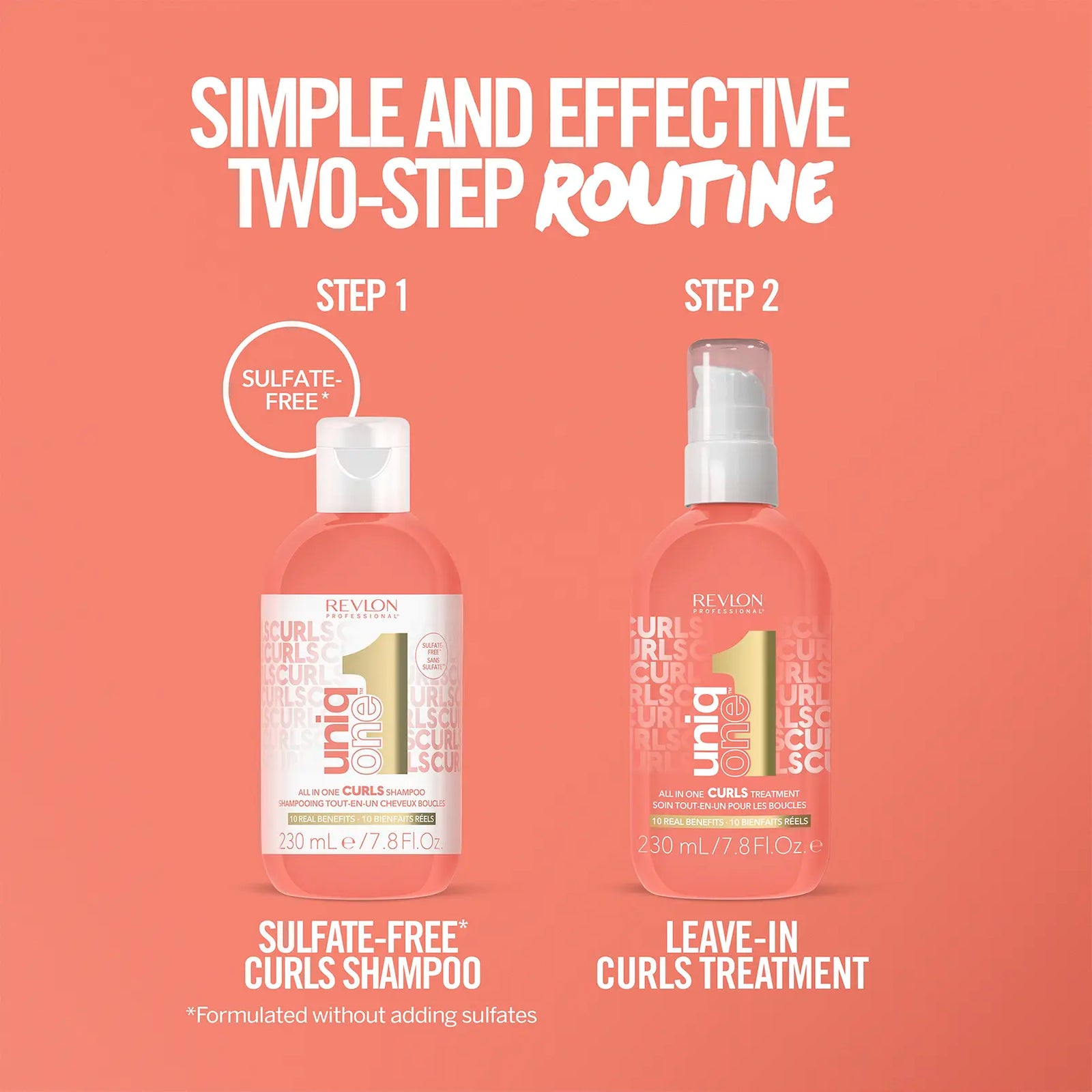 UNIQONE™ SULFATE-FREE  CURLS SHAMPOO 230 ML