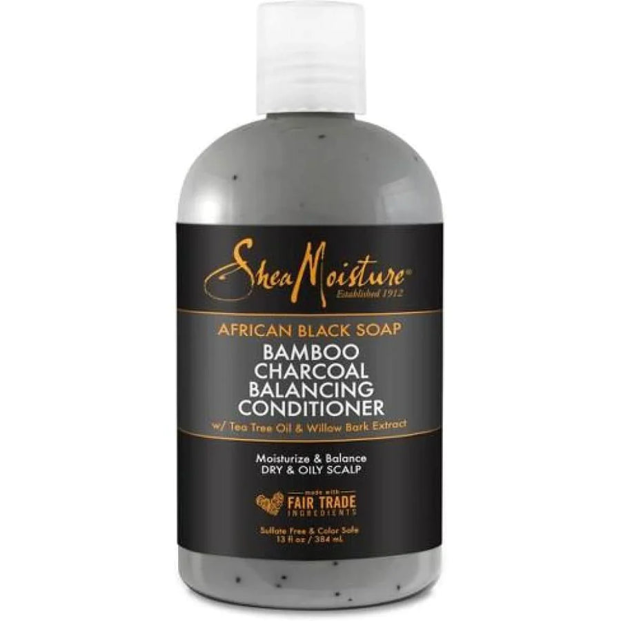 Shea Moisture Bamboo African Black Soap Bamboo Charcoal Balancing Conditioner 384ml