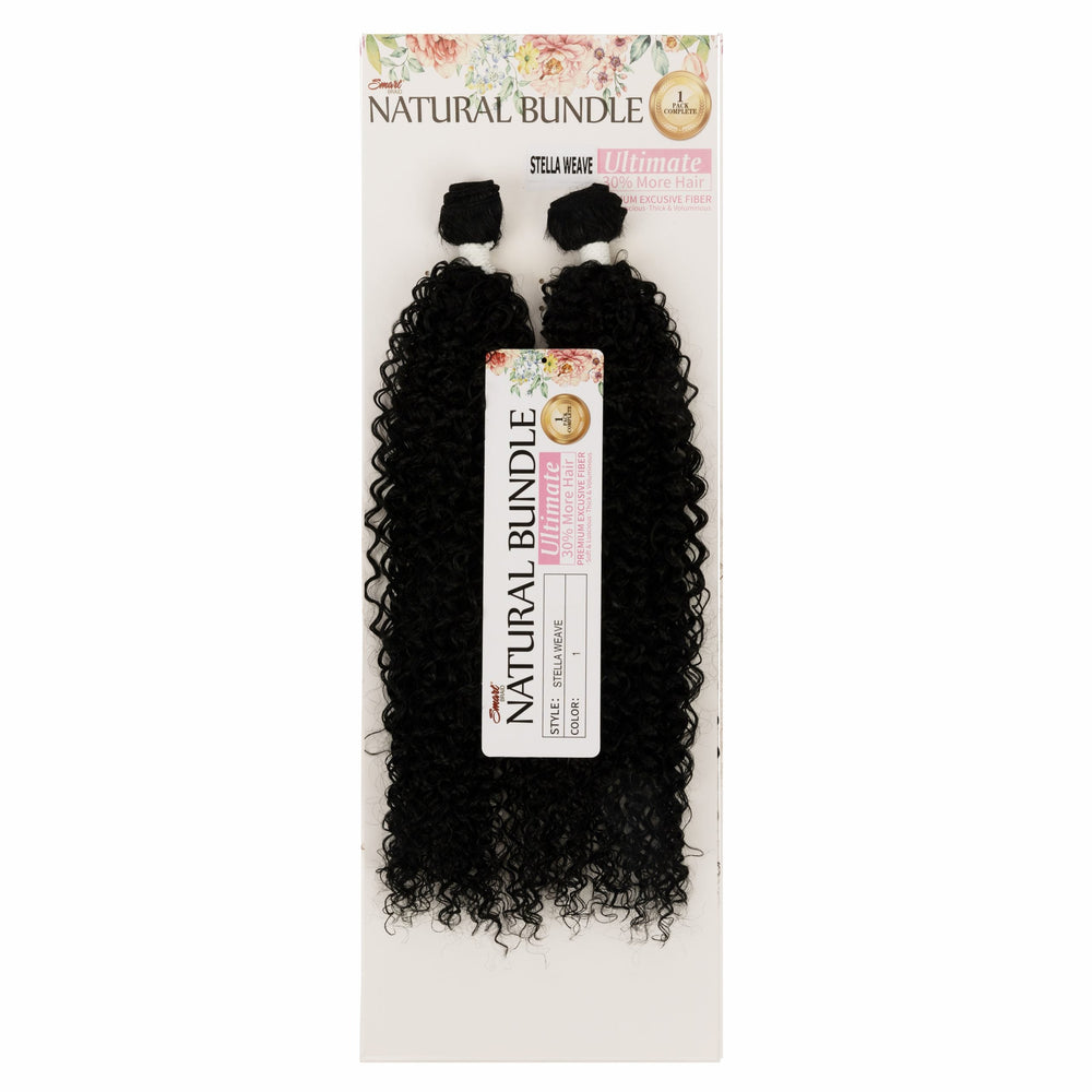 Smart Natural Bundle Premium Exclusive Fiber Hair – Super Soft |  20 Inch 2X Stella Weave