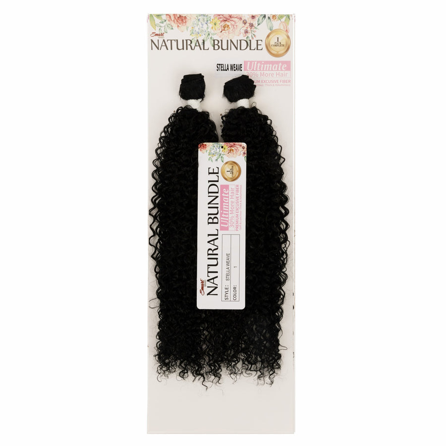 Smart Natural Bundle Premium Exclusive Fiber Hair – Super Soft |  20 Inch 2X Stella Weave