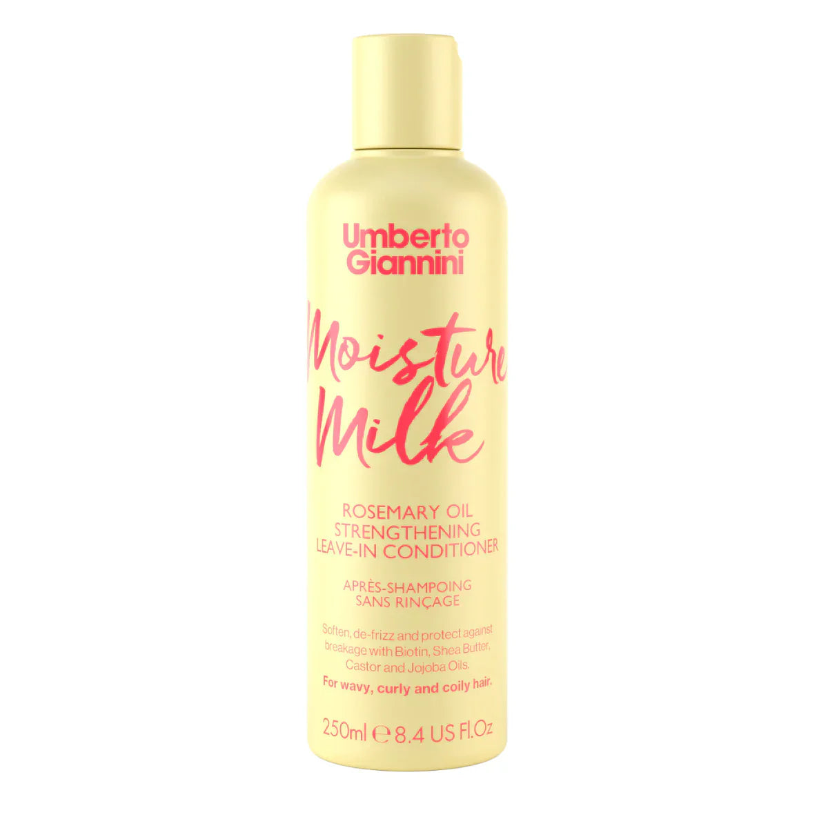 Umberto Giannini Strong Curls Moisture Milk Rosemary Oil Leave-In Conditioner 250ml/8.4oz