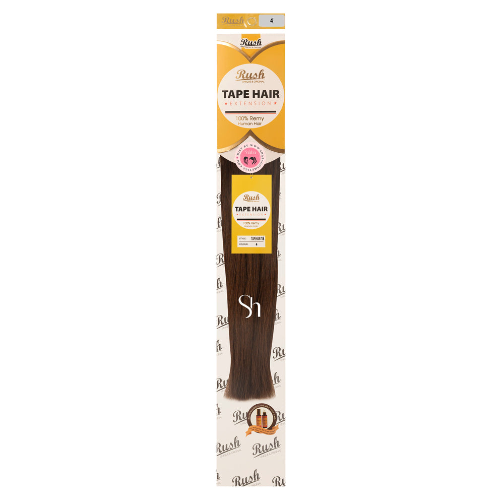 RUSH Silky Luxati 100% Real Remy Human 18" Tape-In Hair Extension