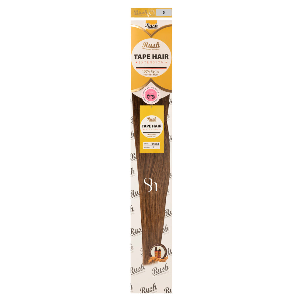 RUSH Silky Luxati 100% Real Remy Human 20" Tape-In Hair Extension