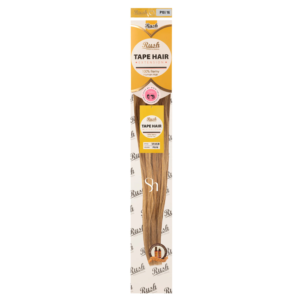 RUSH Silky Luxati 100% Real Remy Human 20" Tape-In Hair Extension