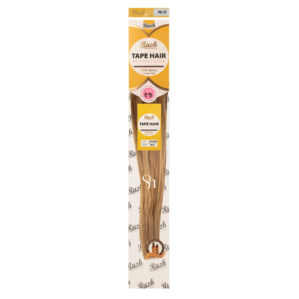 RUSH Silky Luxati 100% Real Remy Human 20" Tape-In Hair Extension
