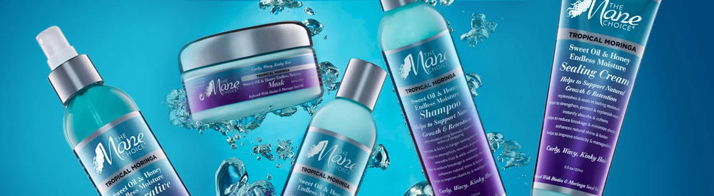 The Mane Choice Tropical Moringa Sweet Oil & Honey Endless Moisture Rinse Out or Leave-In Conditioner 237ml