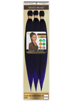Smart Braid Pre-Stretched Braiding Hair 28" – 3X Pack