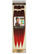 Smart Braid Pre-Stretched Braiding Hair 28" – 3X Pack