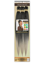 Smart Braid Pre-Stretched Braiding Hair 28" – 3X Pack