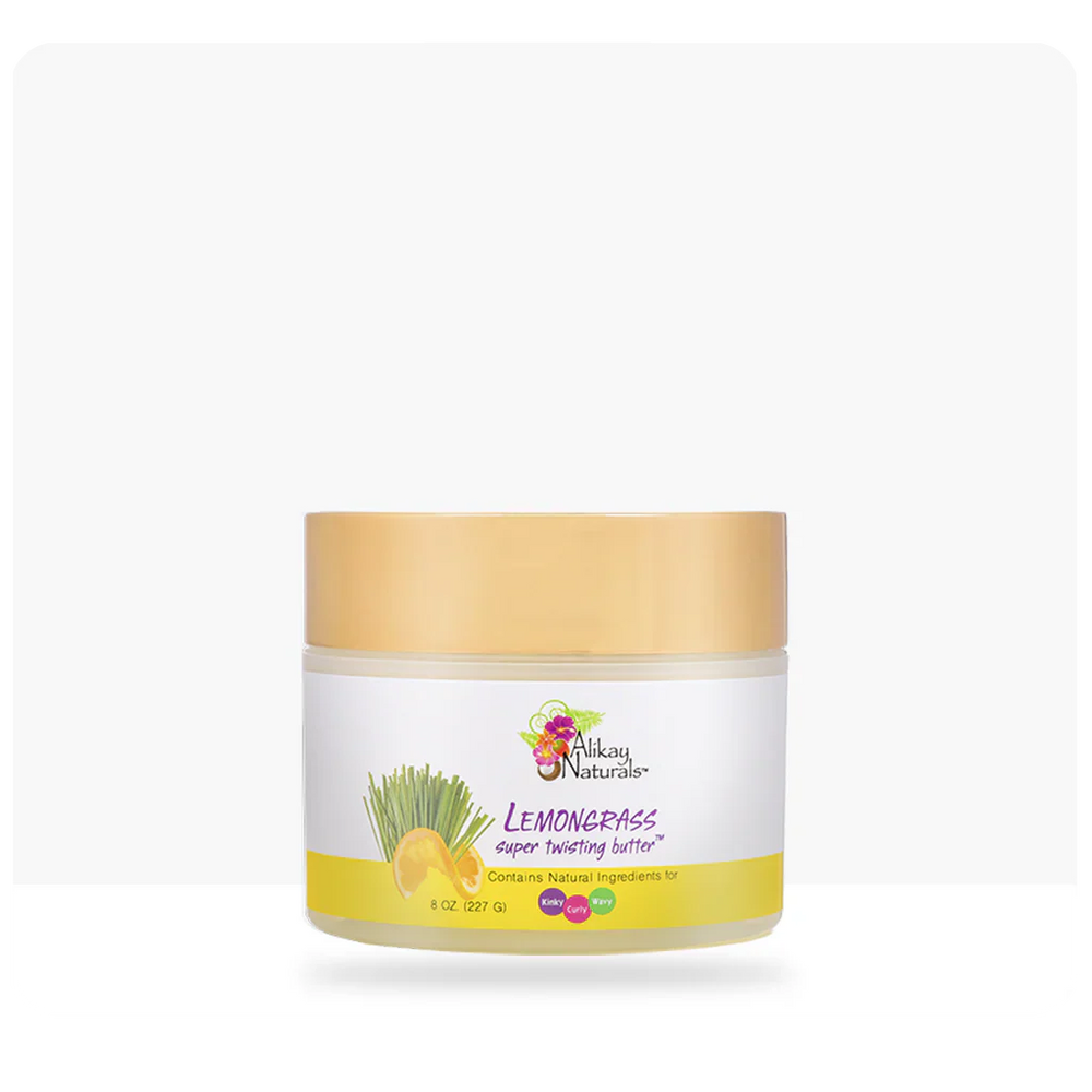 Alikay Naturals Lemongrass Super Twisting Butter For Styling & Moisture 227g/8oz