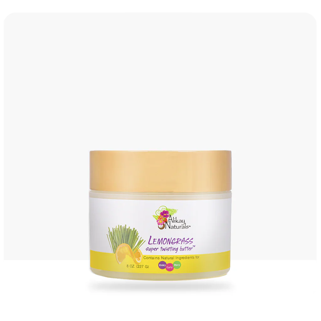 Alikay Naturals Lemongrass Super Twisting Butter For Styling & Moisture 227g/8oz
