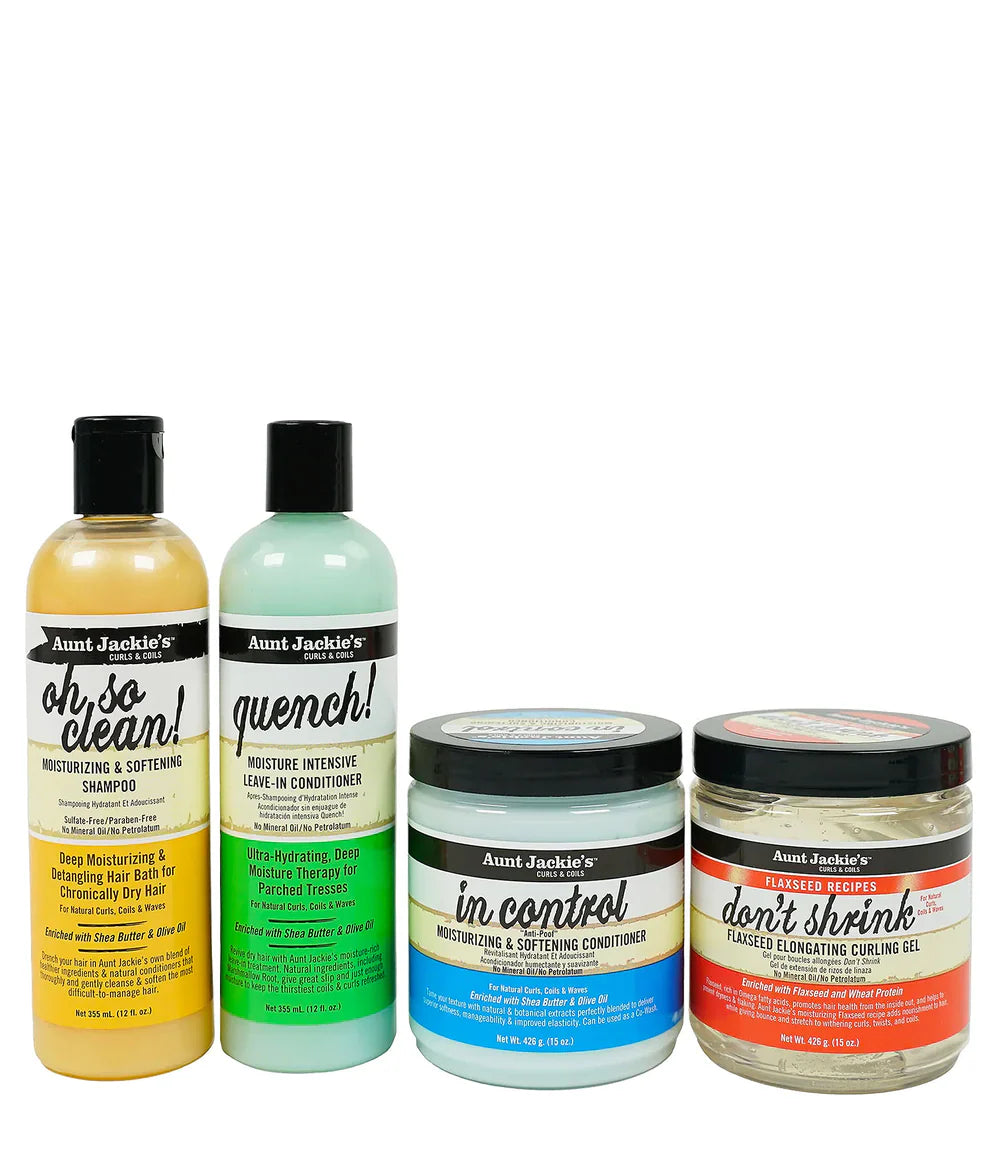 Aunt Jackie's Curls & coils  The Perfect Wash n’ Go Kit