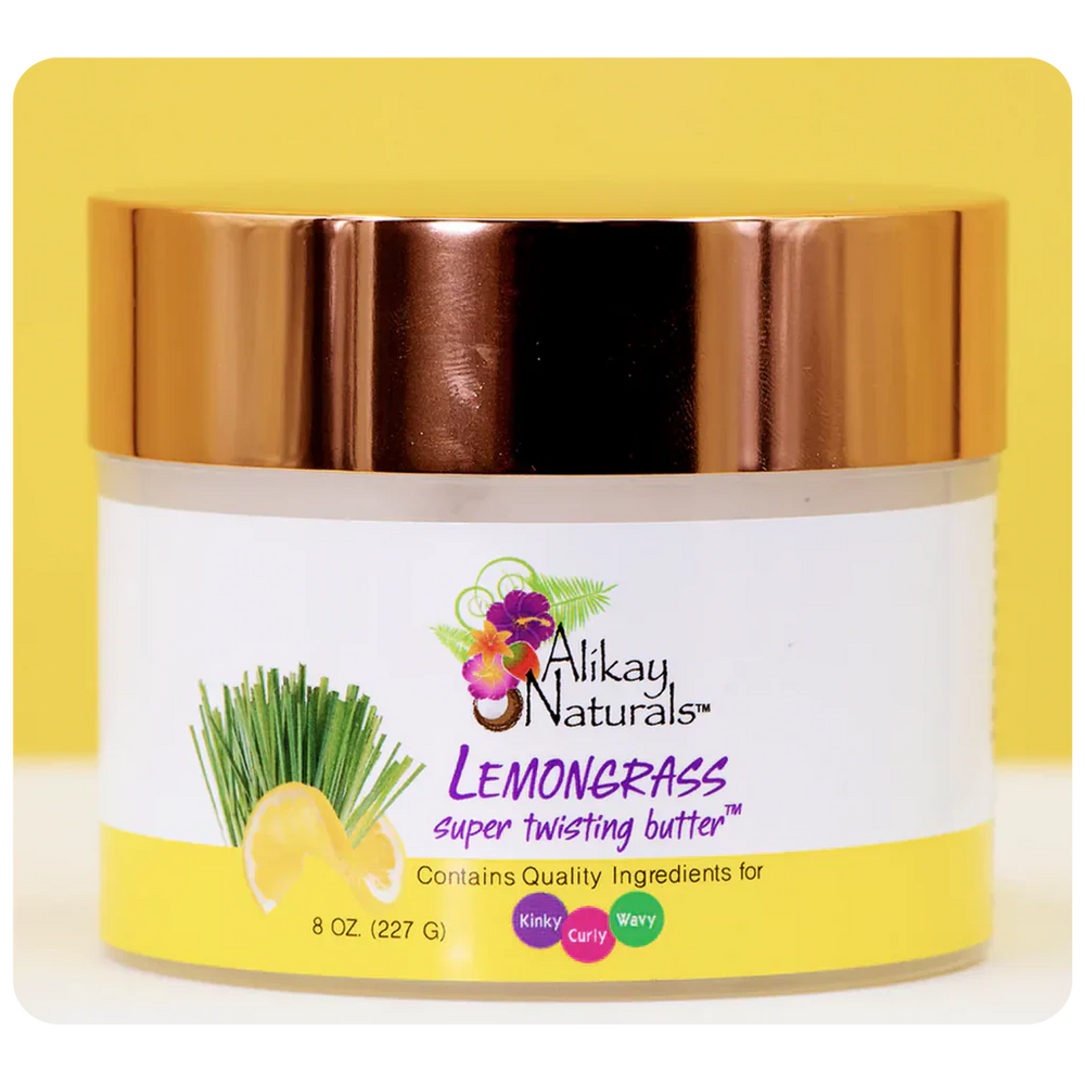 Alikay Naturals Lemongrass Super Twisting Butter For Styling & Moisture 227g/8oz